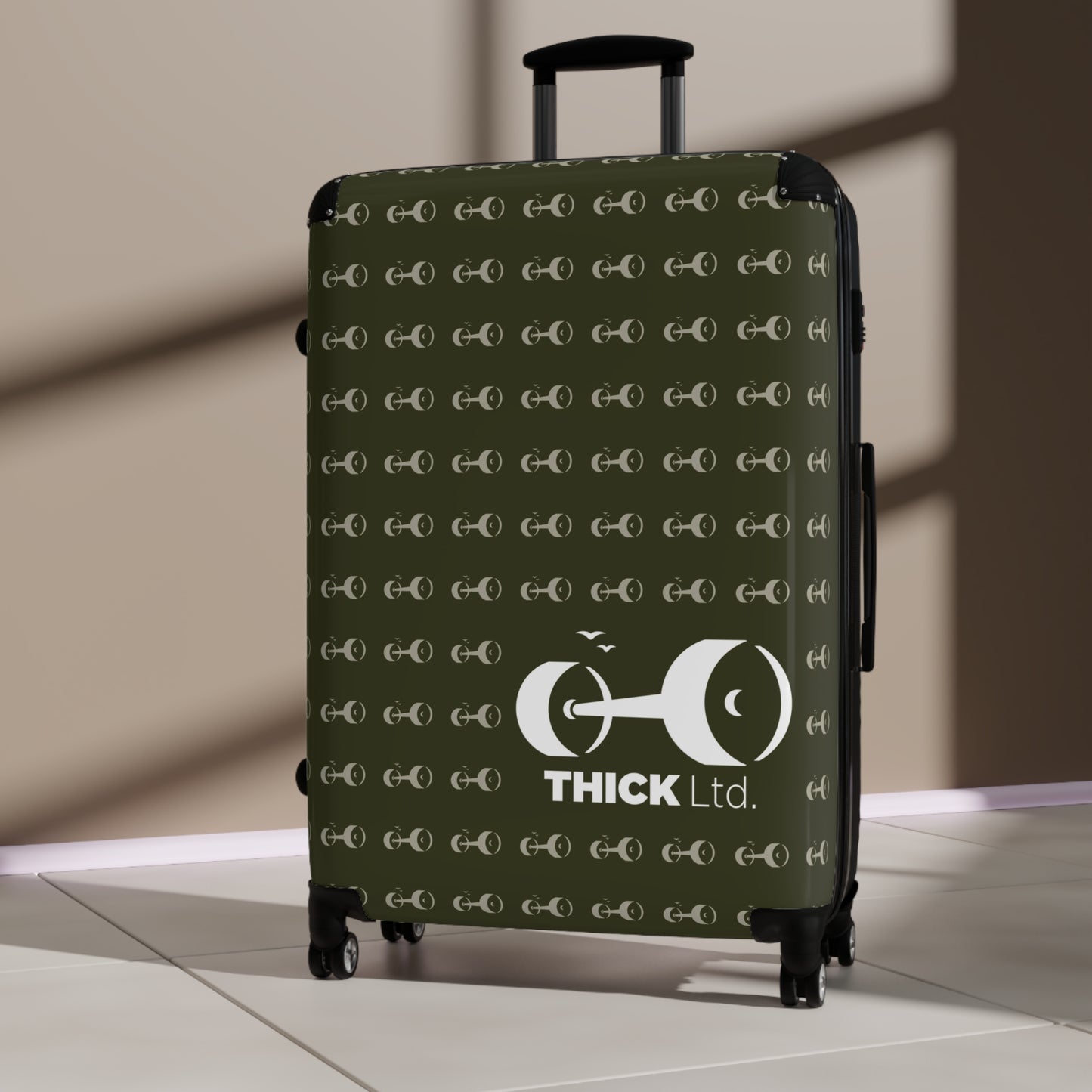 Stylish Travel Suitcase with Graphic Design