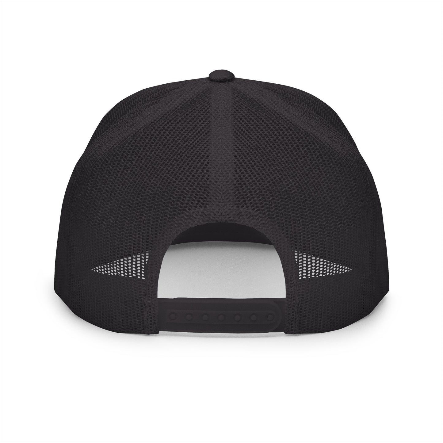 Embroidered 5 Panel Trucker Cap - Stylish Gym Accessory