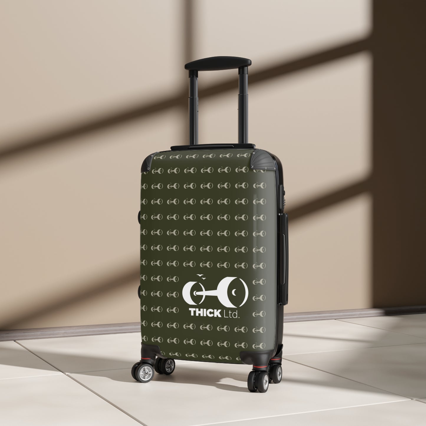 Stylish Travel Suitcase with Graphic Design