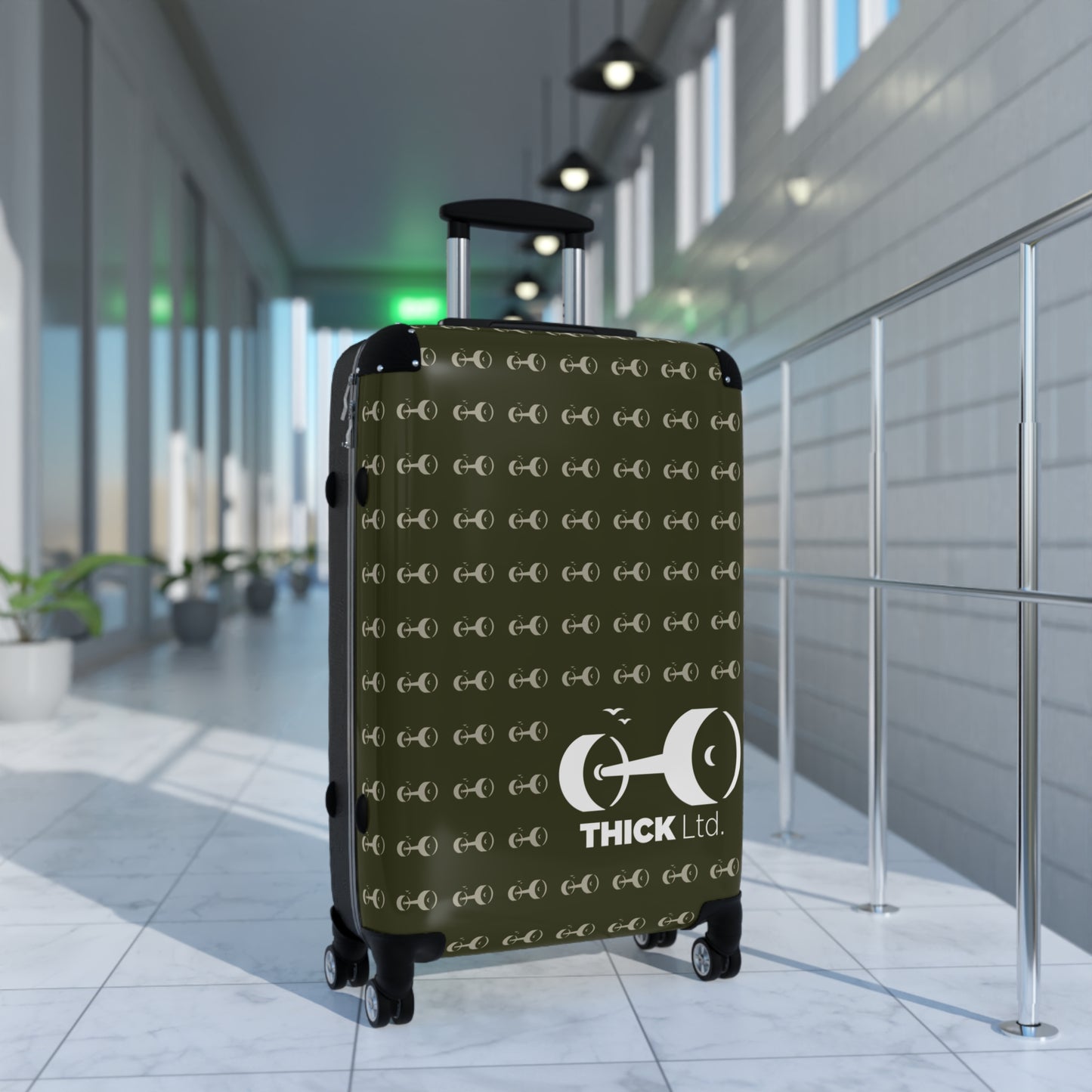 Stylish Travel Suitcase with Graphic Design