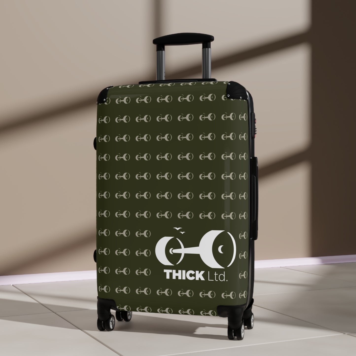 Stylish Travel Suitcase with Graphic Design