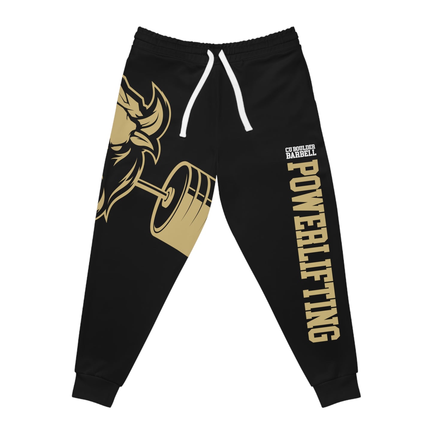 CU Barbell Powerlifting Warm-Up Joggers (Black)