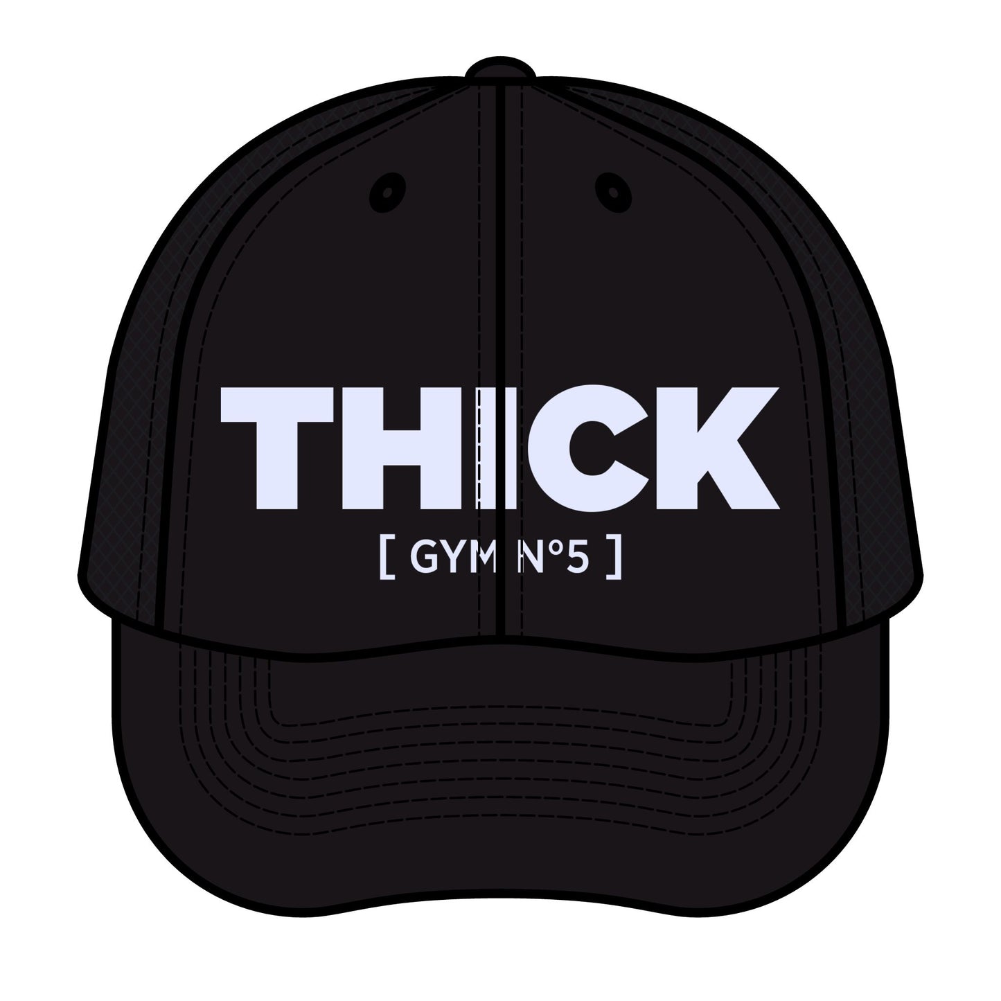 Thick Gym Retro Trucker Hat / Workout Cap