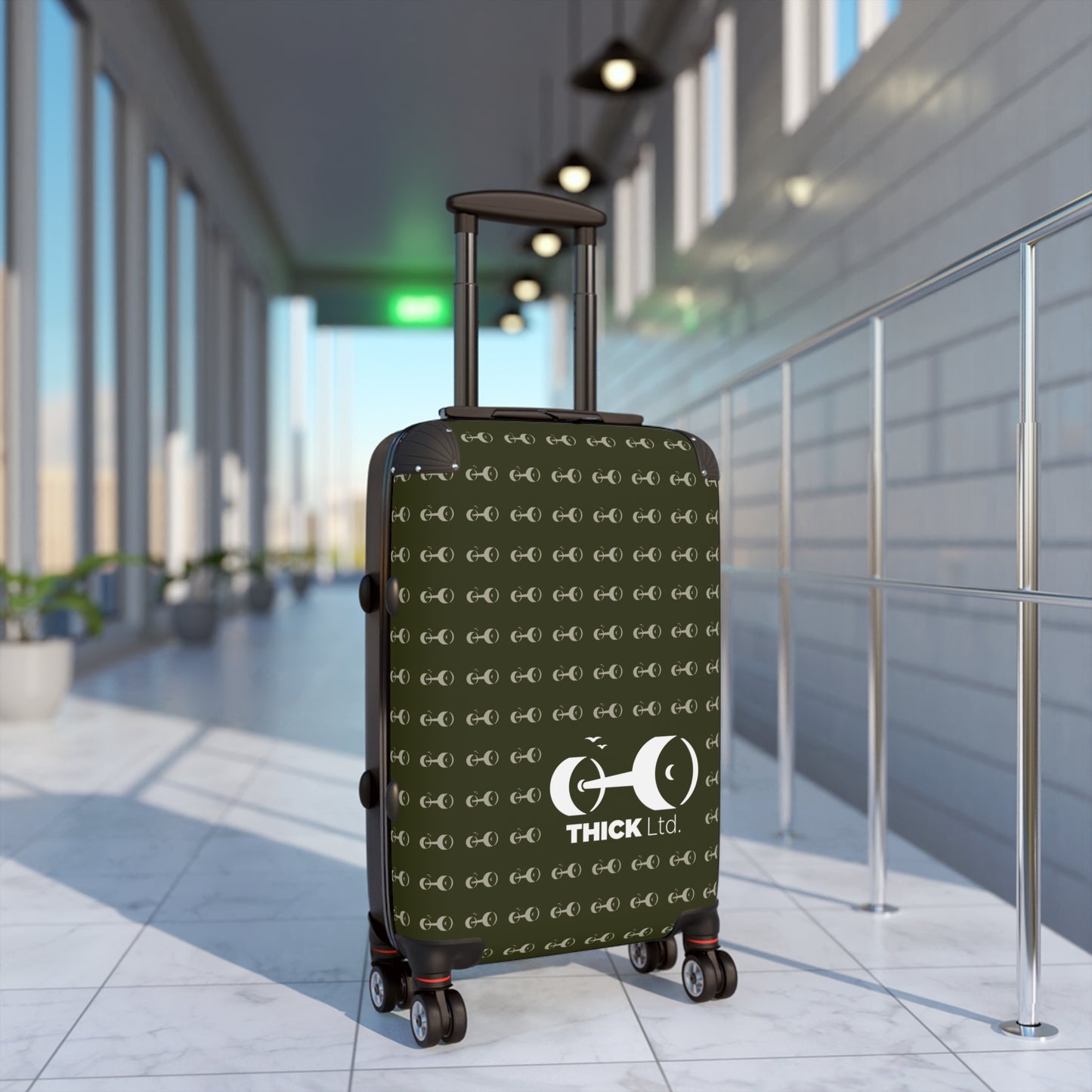Stylish Travel Suitcase with Graphic Design