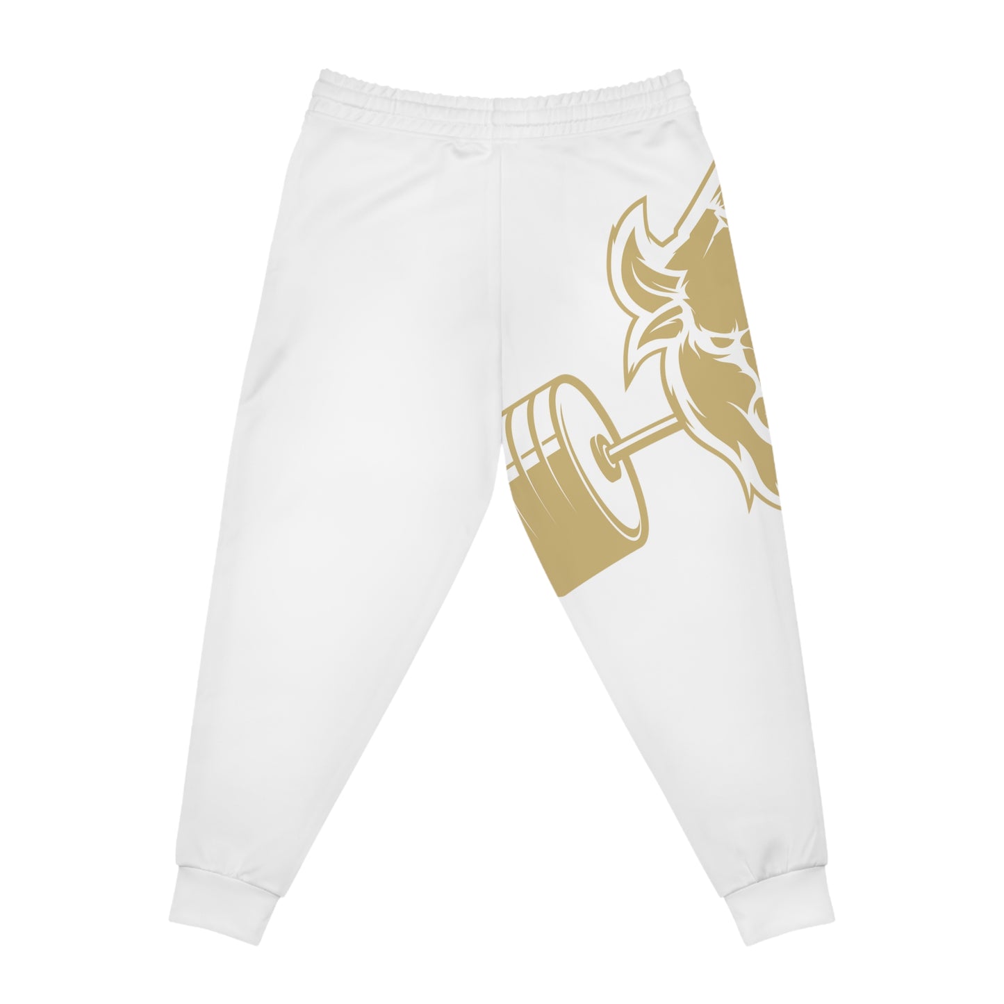 CU Barbell Powerlifting Warm-Up Joggers (White)