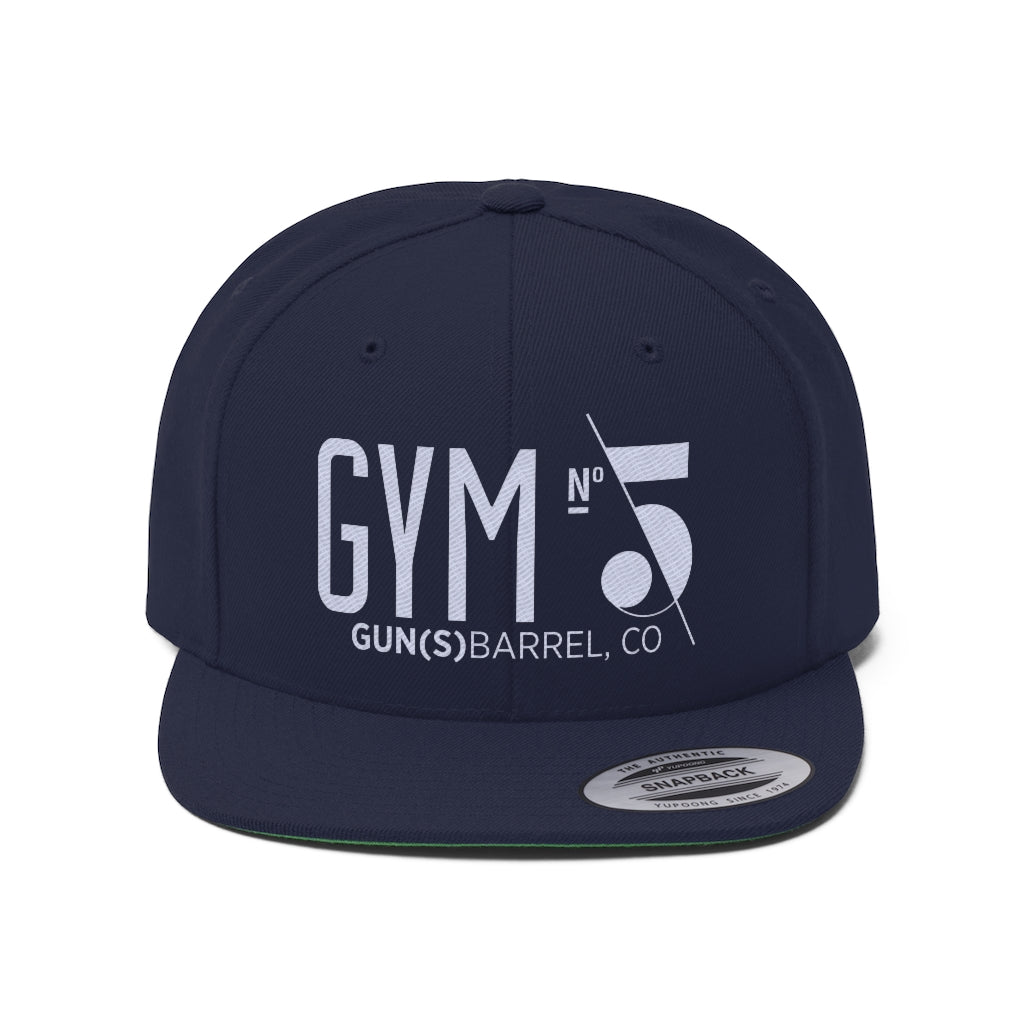 GYM N°5 Gun(s)barrel Unisex Flat Bill Hat